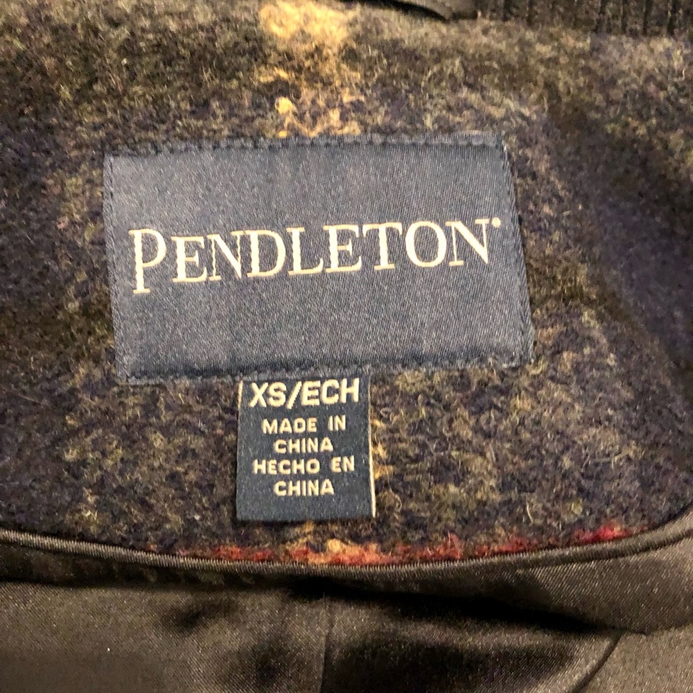 Pendleton Women's Wool Blend Barn Coat Size XS - Picture 4 of 8